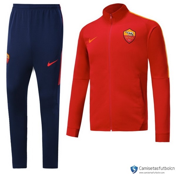 Chandal AS Roma 2017-18 Rojo Azul Marino